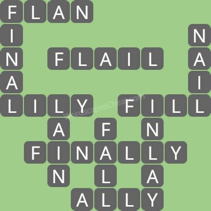 Wordscapes Level 1324, Lake 12 .